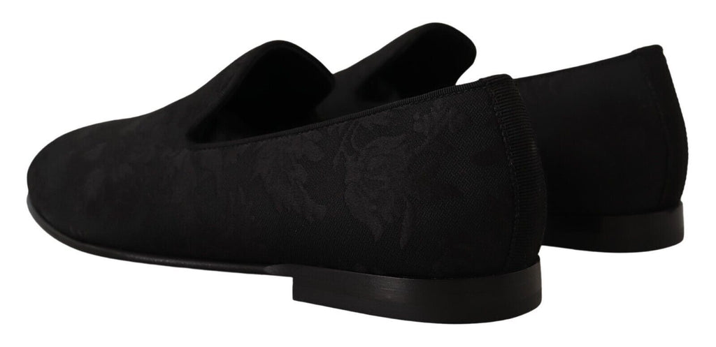 Dolce &amp; Gabbana – Elegante Slipper-Flats aus Jacquard