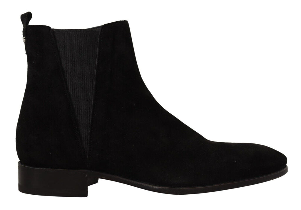Dolce &amp; Gabbana Elegante Chelsea-Stiefel aus Wildleder