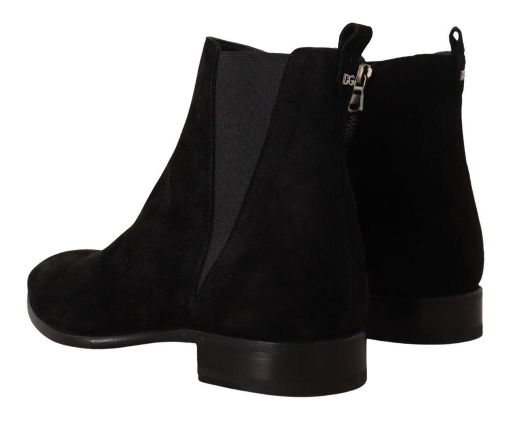 Dolce &amp; Gabbana Elegante Chelsea-Stiefel aus Wildleder