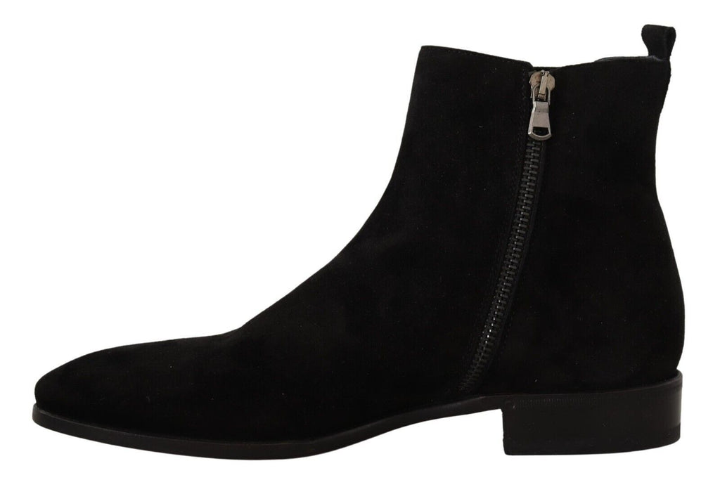 Dolce &amp; Gabbana Elegante Chelsea-Stiefel aus Wildleder