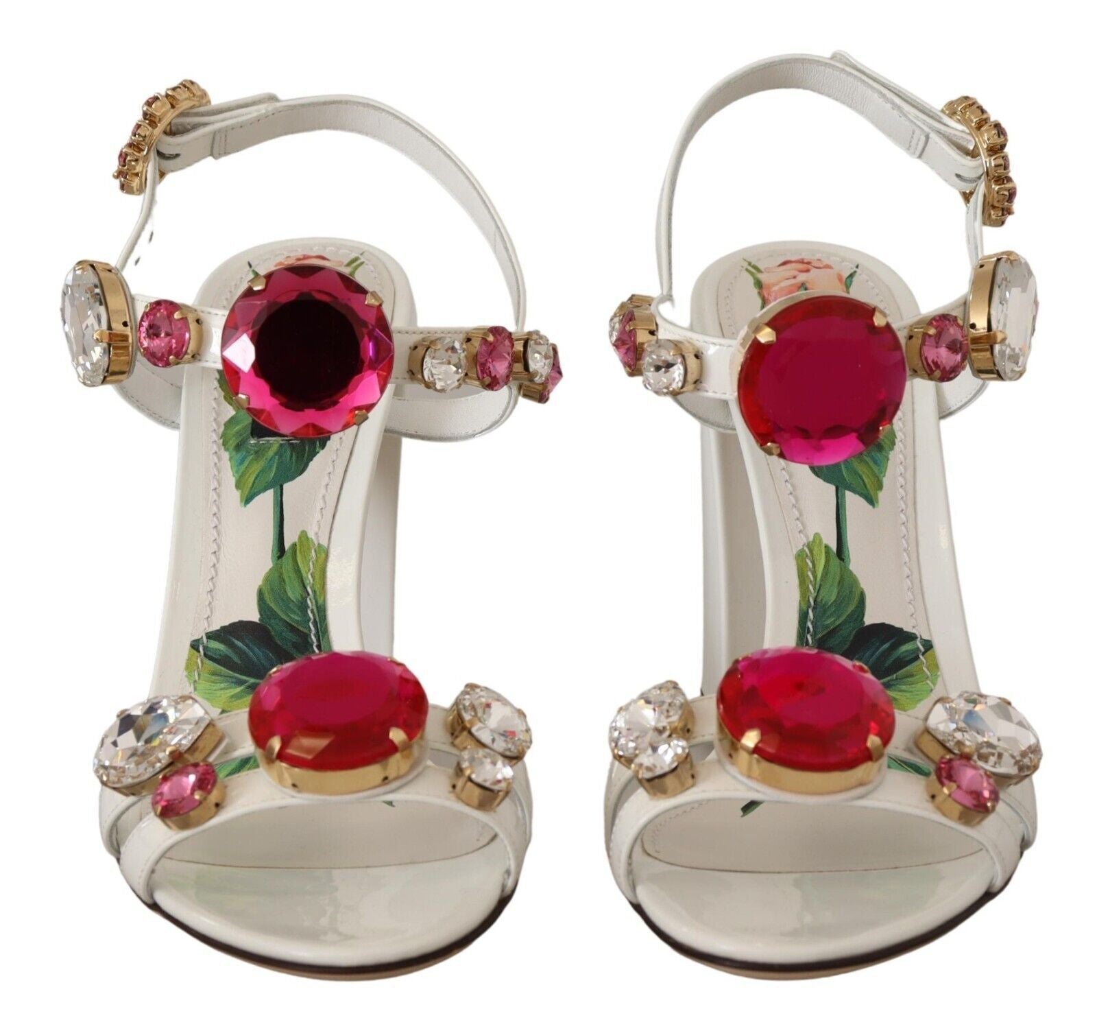 Dolce &amp; Gabbana Keira Heels mit Knöchelriemen und Kristallverzierung