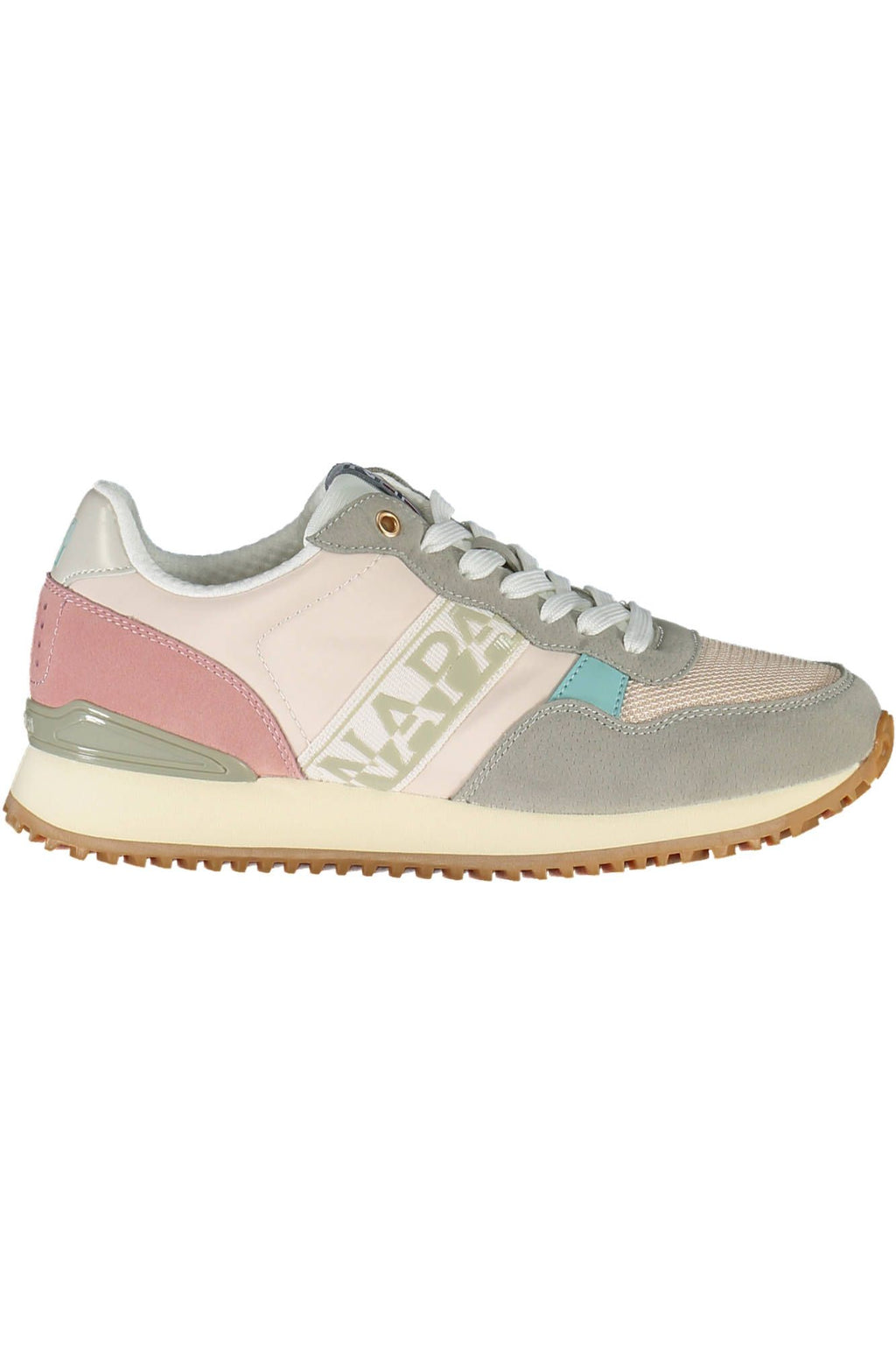 Napapijri – Schicke rosa Schnürsneaker mit Logodetail