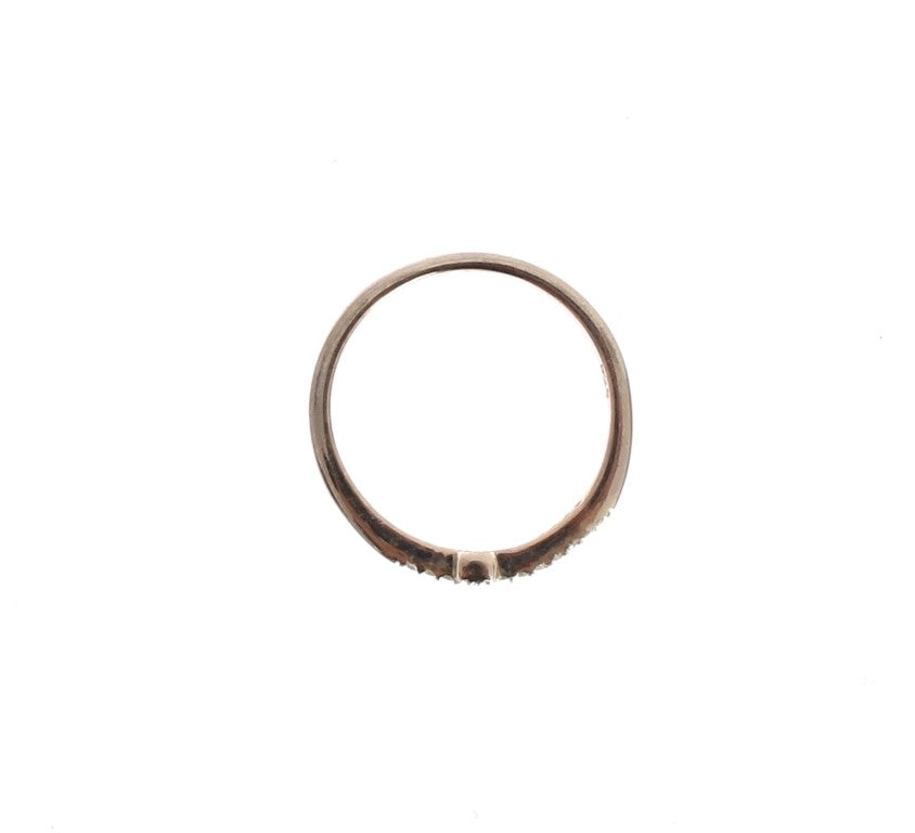 Nialaya Statement-Ring mit Kreuz aus Silber mit Zirkonia