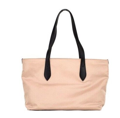 Burberry Kleine Rose Beige Logo Marken Econyl Nylon Tote Schulter Handtasche Geldbörse