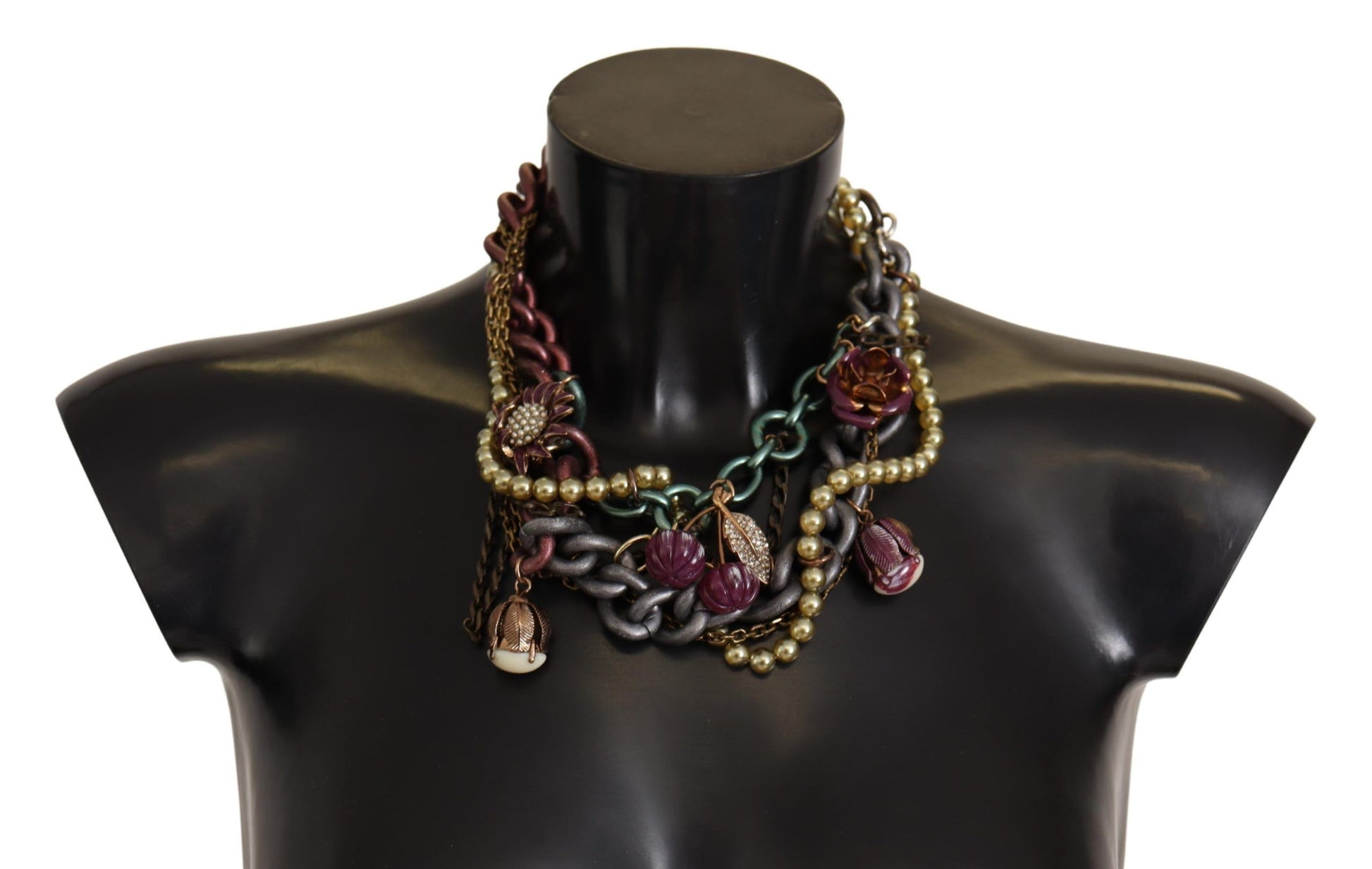 Dolce &amp; Gabbana Sicilian Elegance Goldfarbene Statement-Halskette