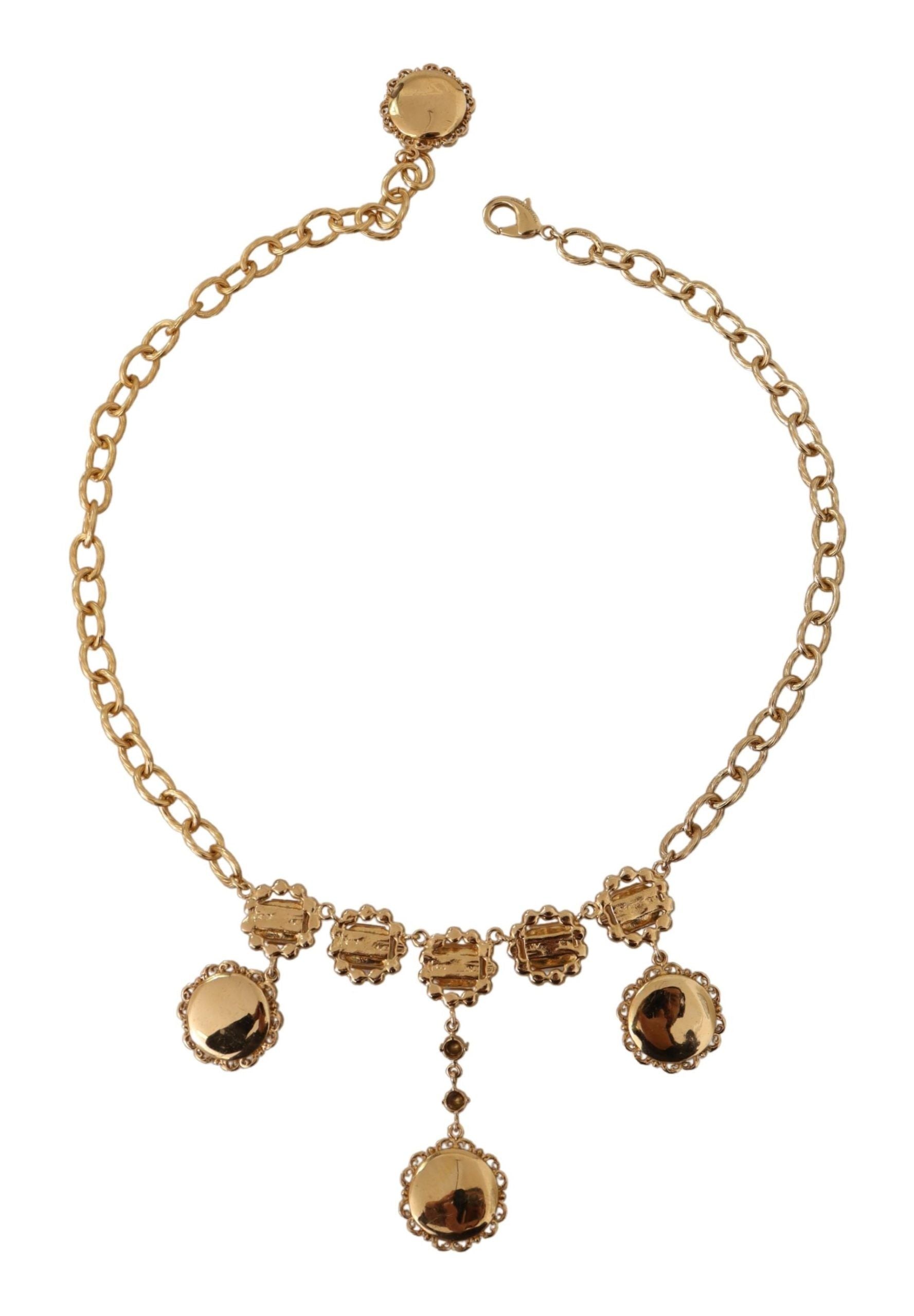 Dolce &amp; Gabbana Elegante zeitlose Statement-Halskette