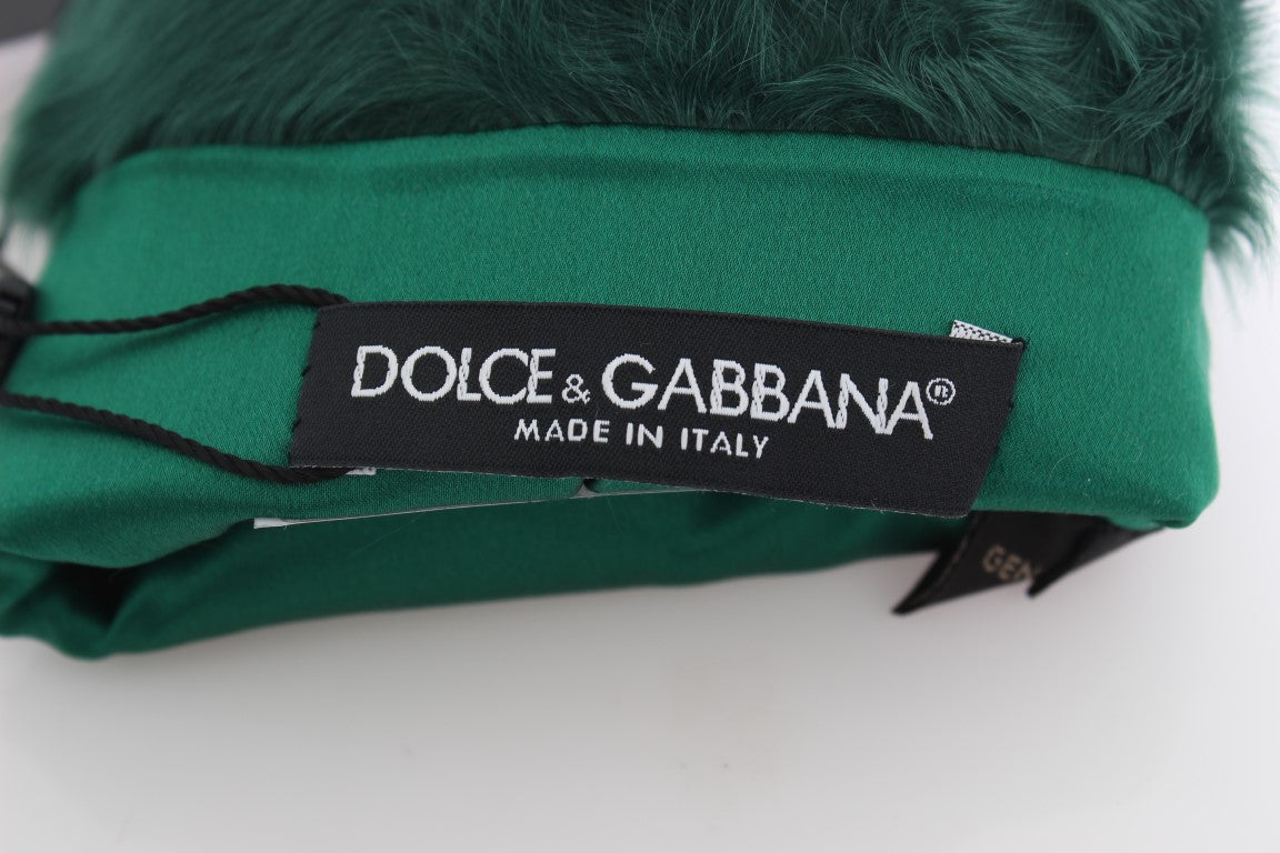 Dolce &amp; Gabbana Elegante ellenbogenlange Lederhandschuhe