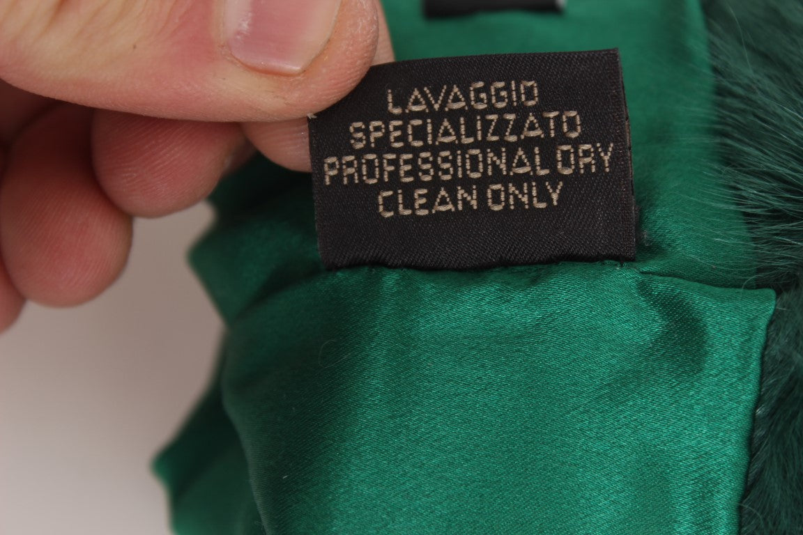Dolce &amp; Gabbana Elegante ellenbogenlange Lederhandschuhe