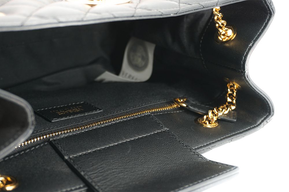 Versace – Elegante, gesteppte Tragetasche aus Nappaleder