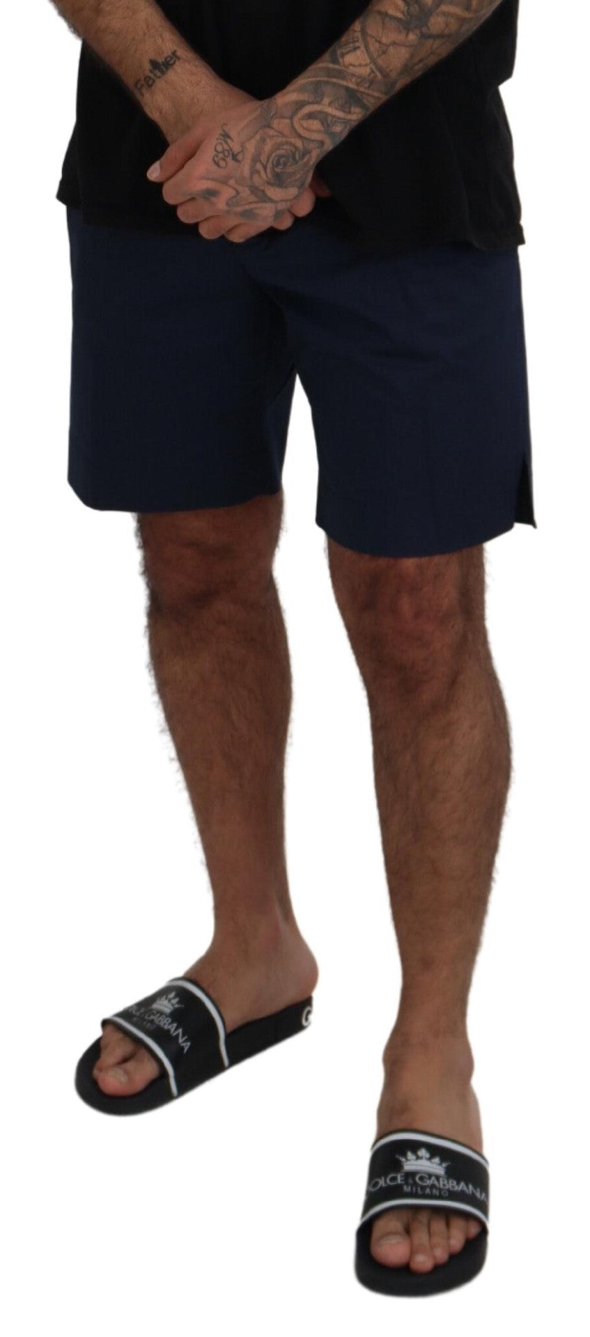 Dolce &amp; Gabbana Elegante blaue Chino-Shorts