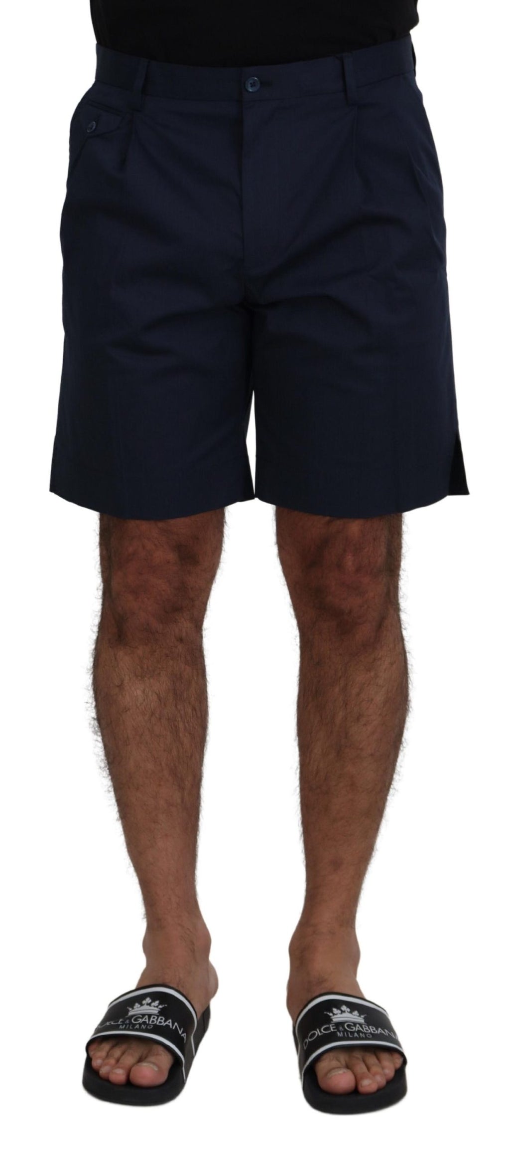 Dolce &amp; Gabbana Elegante blaue Chino-Shorts