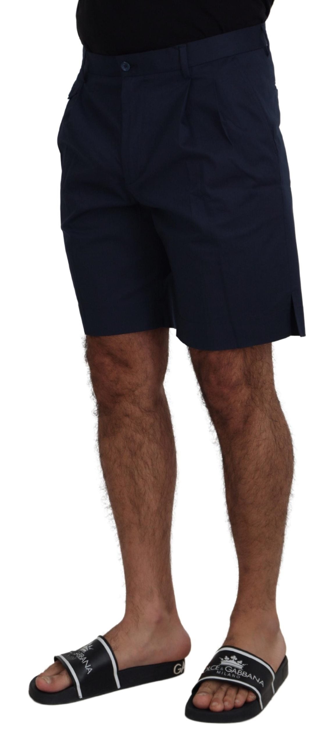Dolce &amp; Gabbana Elegante blaue Chino-Shorts