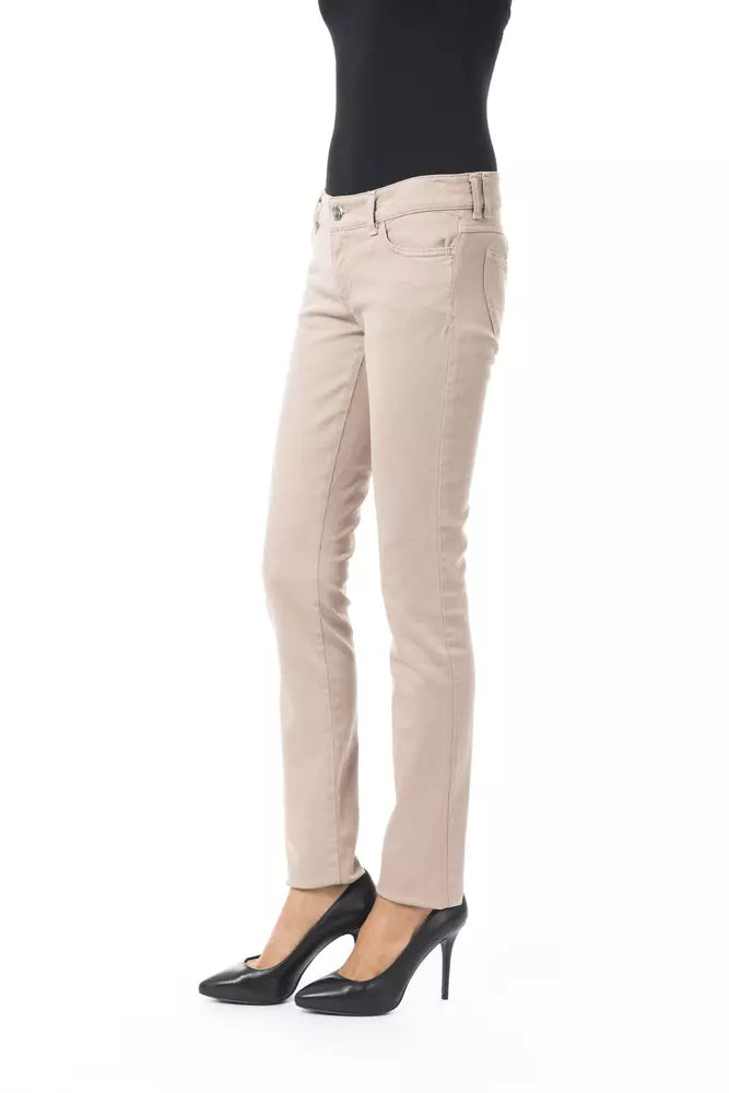 BYBLOS Beige Baumwolle Damen Hose