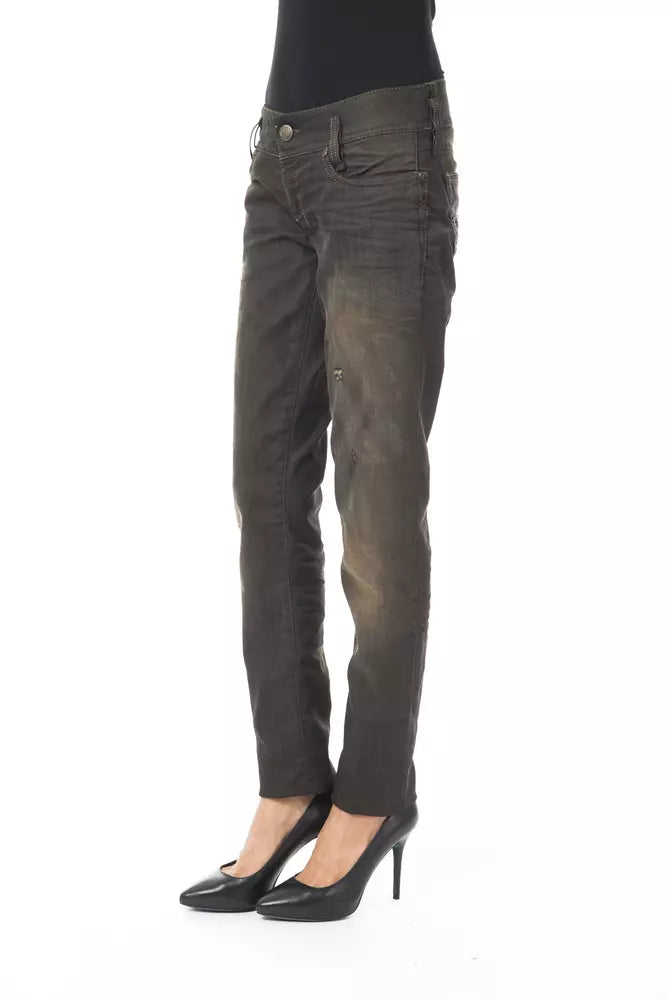 BYBLOS Schwarze Baumwolljeans für Damen