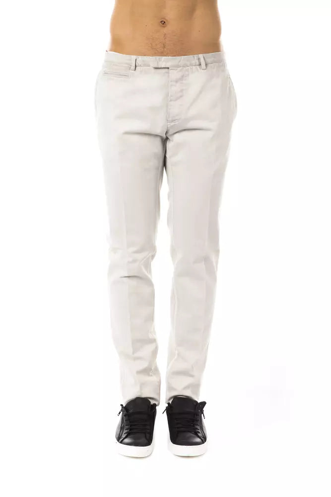 Herrenhose aus grauer Baumwolle von Uominitaliani