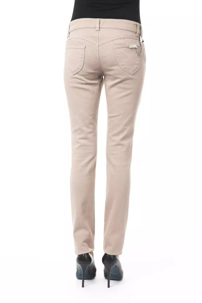 BYBLOS Beige Baumwolle Damen Hose