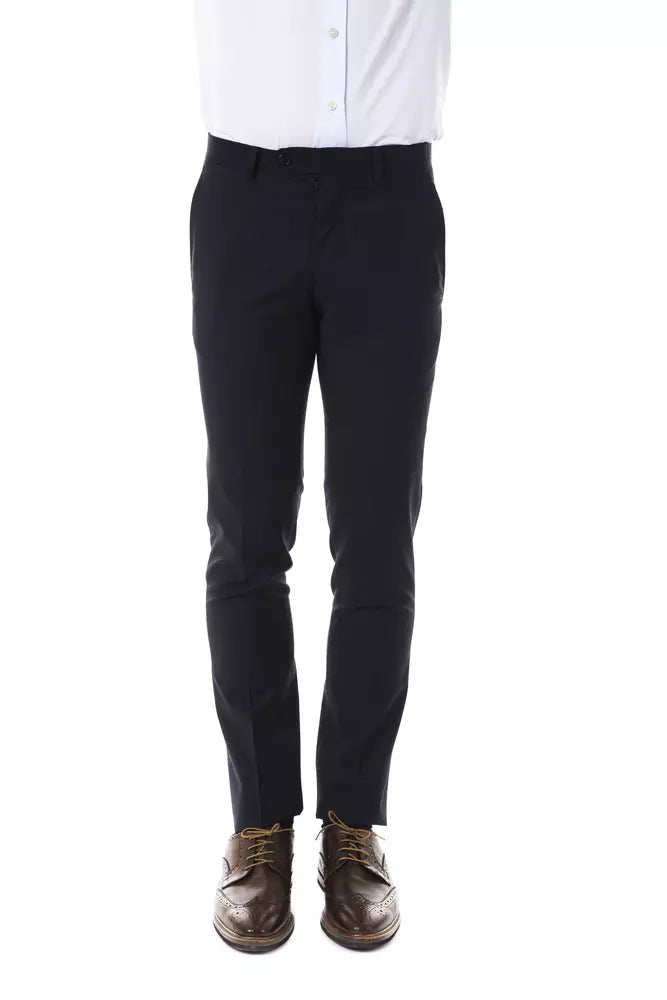 Herrenhose aus grauer Wolle von Uominitaliani