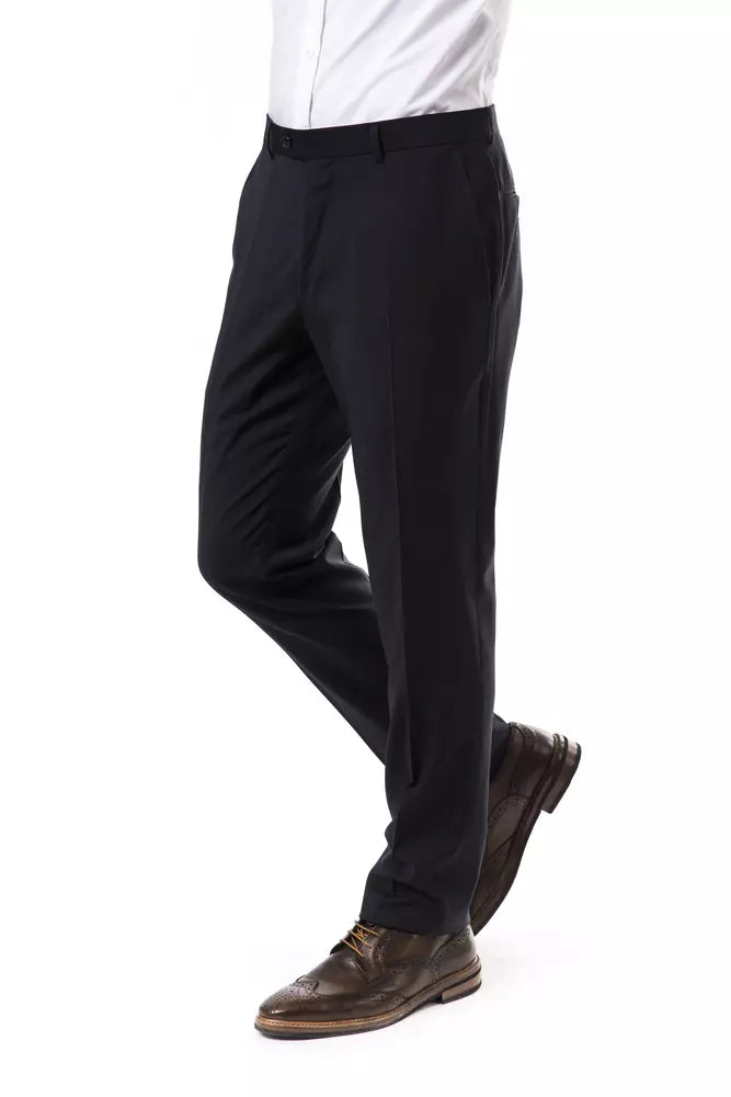 Herrenhose aus grauer Wolle von Uominitaliani
