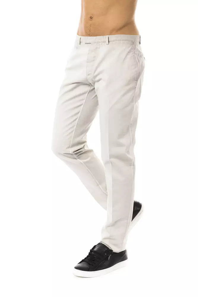 Herrenhose aus grauer Baumwolle von Uominitaliani