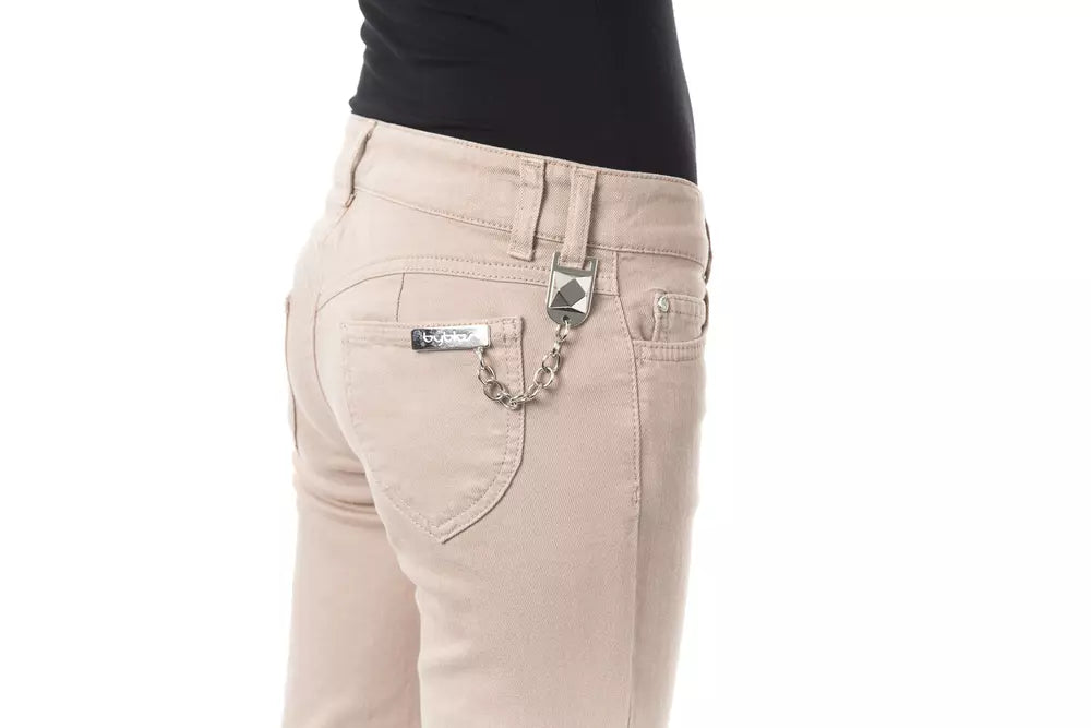 BYBLOS Beige Baumwolle Damen Hose