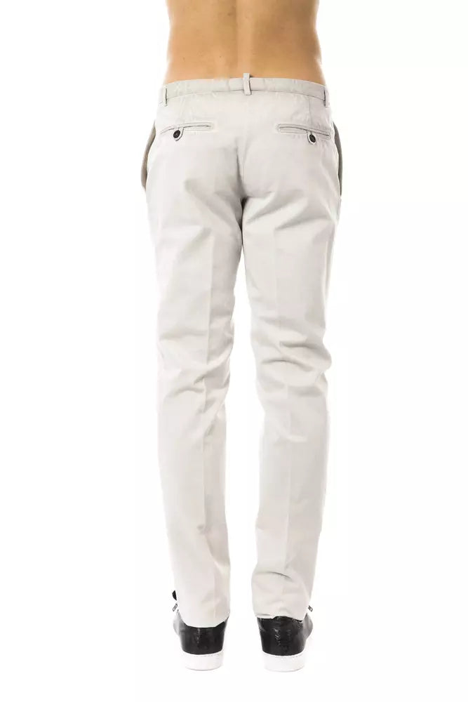 Herrenhose aus grauer Baumwolle von Uominitaliani