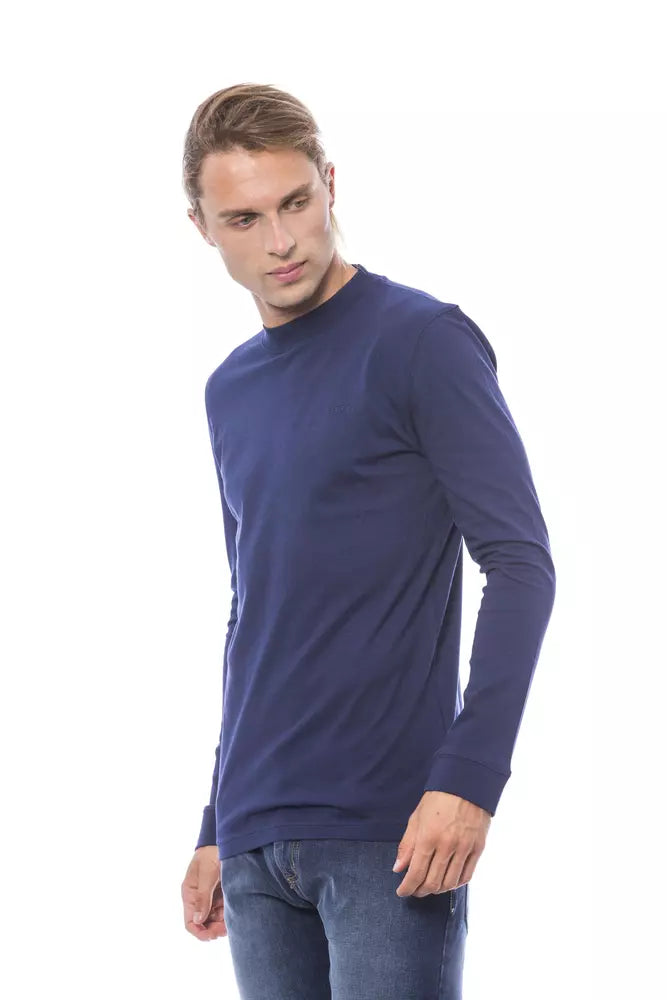 Verri Blauer Baumwollpullover für Herren