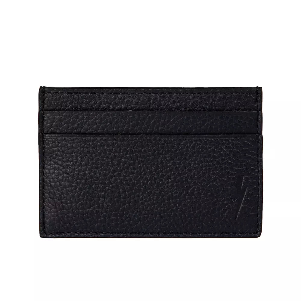 Neil Barrett – Schwarze Herrenbrieftasche aus Leder