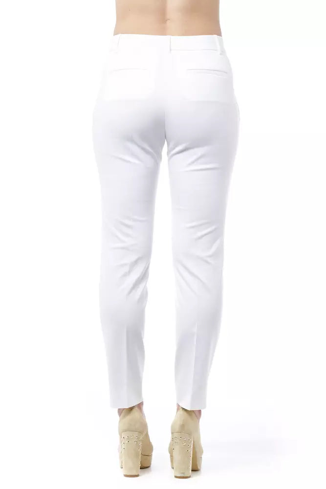 Peserico – Schicke Hose mit Zigarettenschnitt und hoher Taille