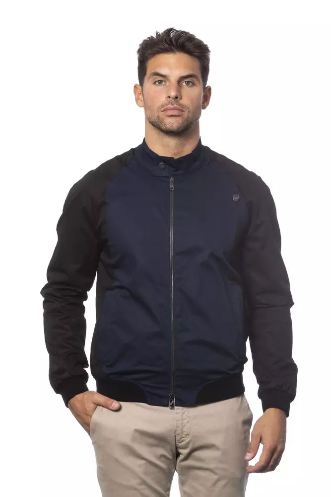 Verri Blaue Bomberjacke aus Baumwolle für Herren