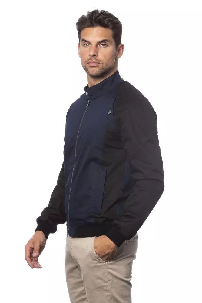 Verri Blaue Bomberjacke aus Baumwolle für Herren