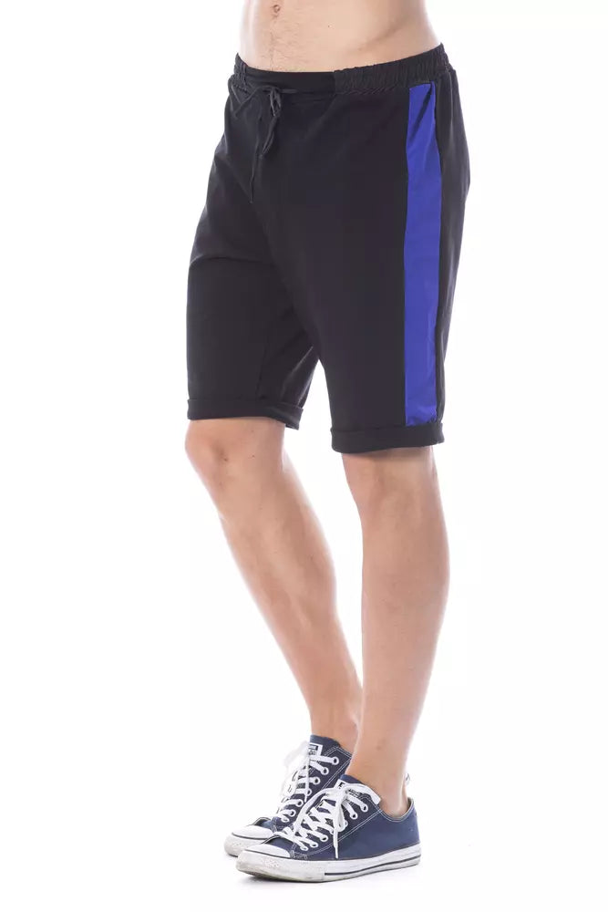 Verri Schwarze Herrenshorts aus Baumwolle