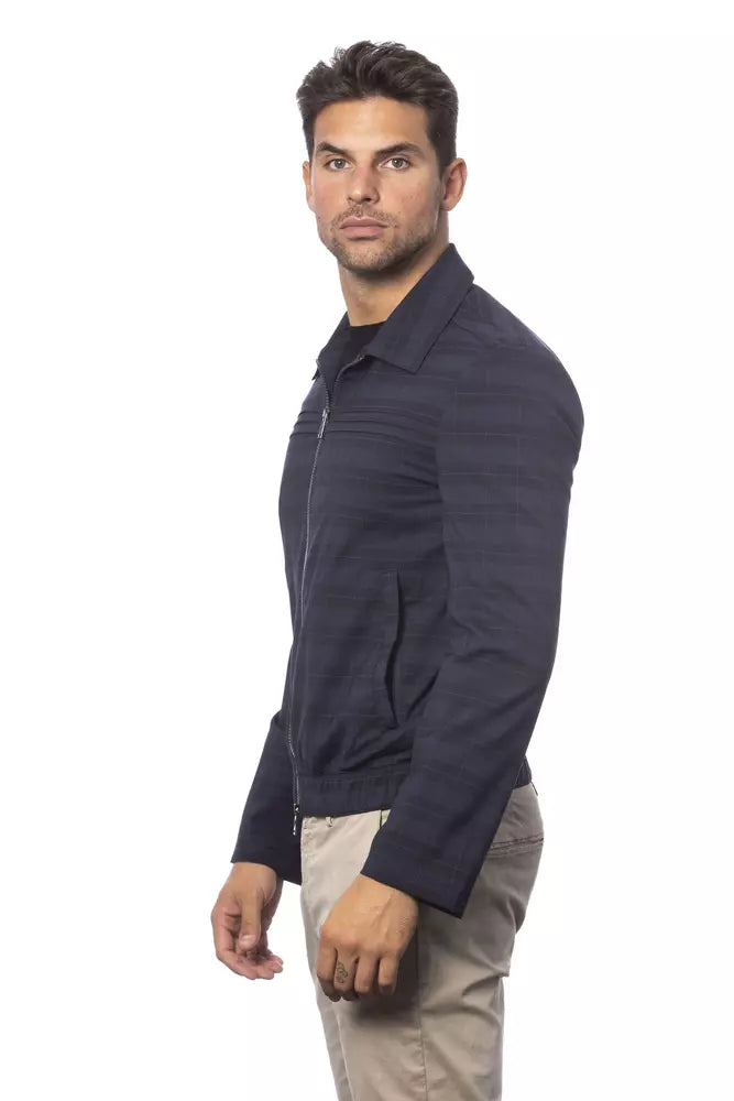 Verri Blaue Wolljacke für Herren