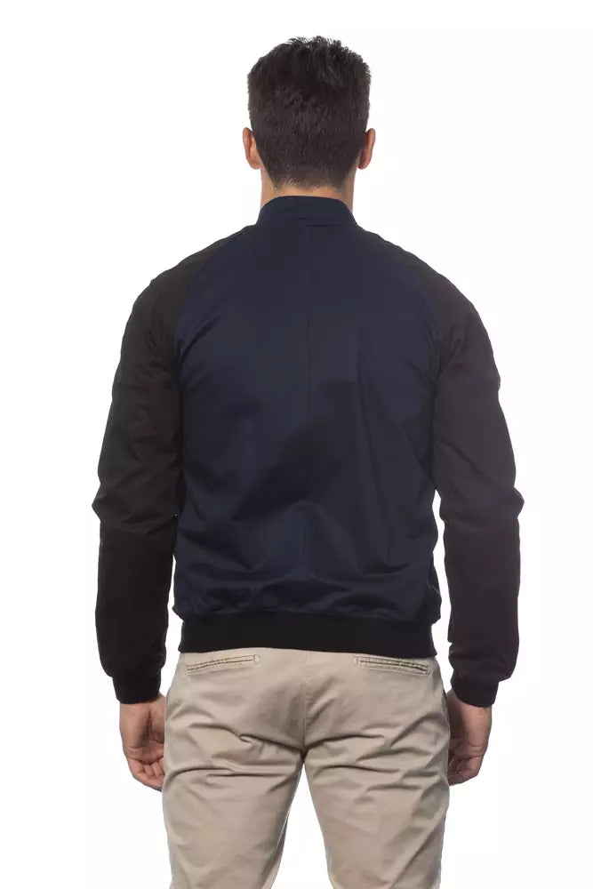 Verri Blaue Bomberjacke aus Baumwolle für Herren