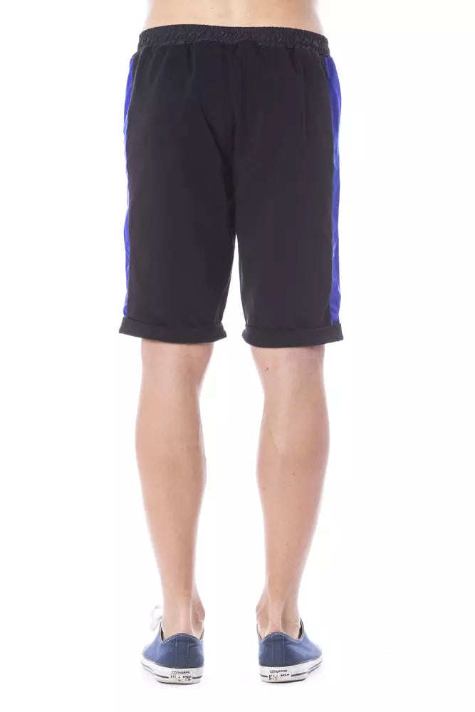 Verri Schwarze Herrenshorts aus Baumwolle