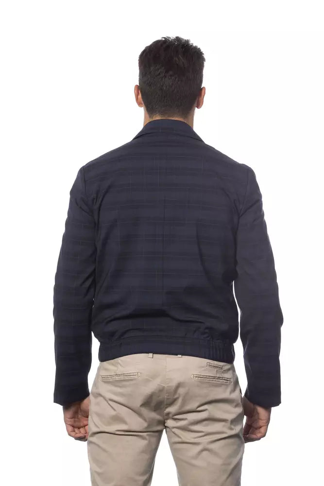 Verri Blaue Wolljacke für Herren