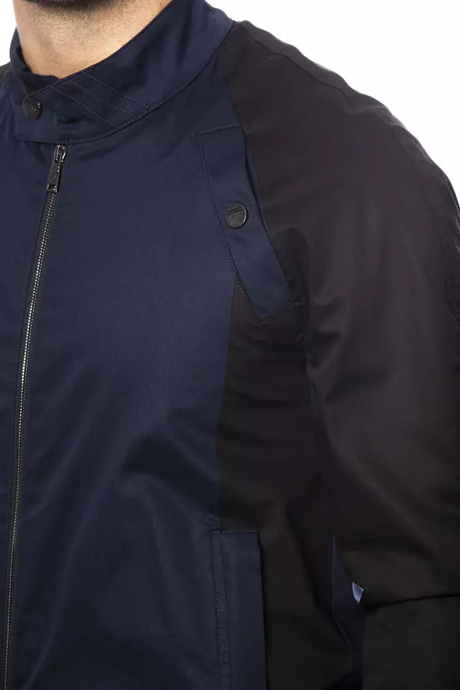 Verri Blaue Bomberjacke aus Baumwolle für Herren