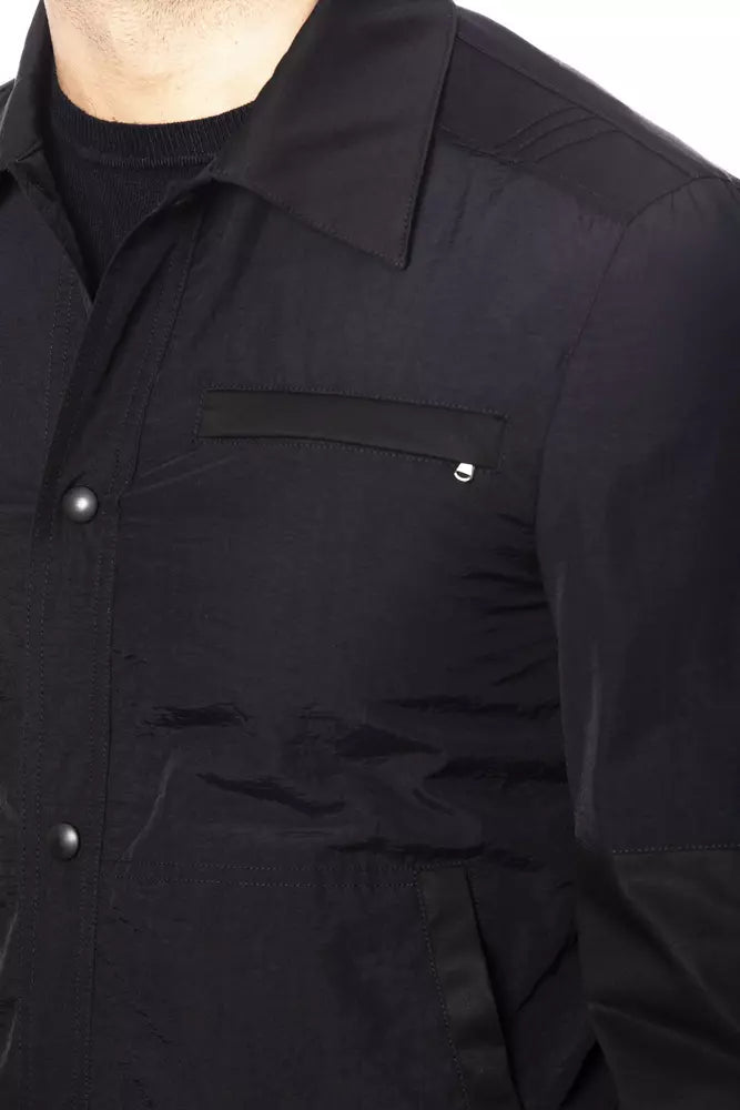 Verri Schwarze Bomberjacke aus Baumwolle für Herren