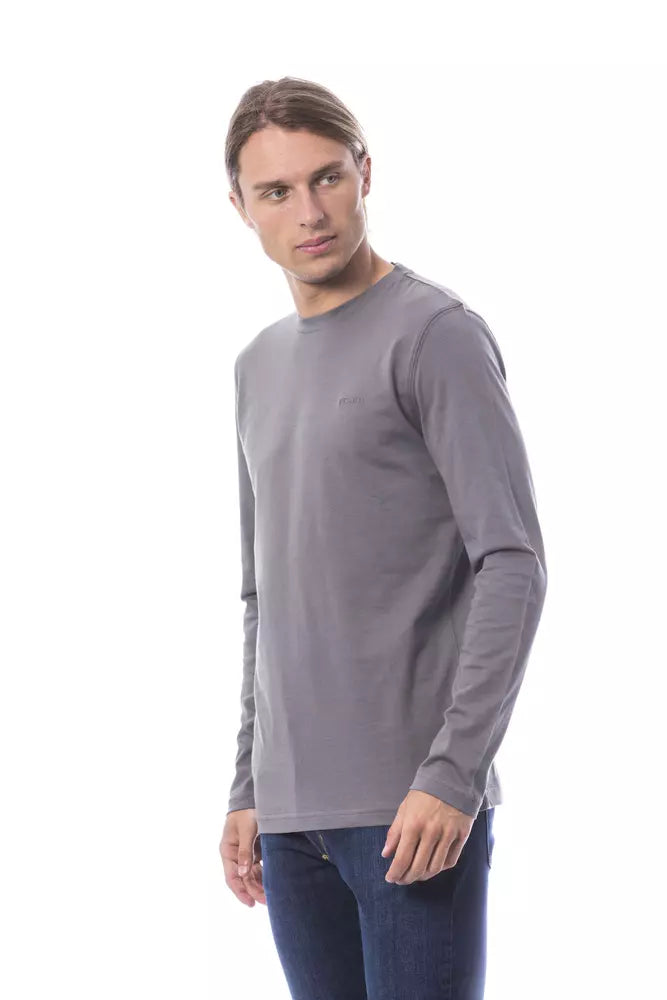 Verri „Graues Baumwoll-Herren-T-Shirt“