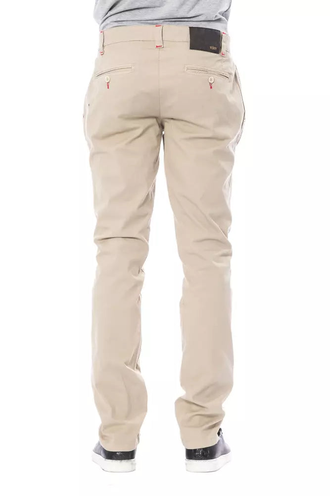 Verri Beige Chinohose aus Baumwolle für Herren