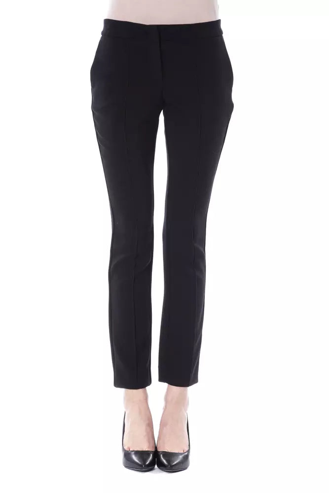BYBLOS Schwarze Polyester-Damenhose