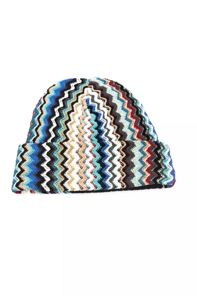 Missoni Mehrfarbige Wollmütze für Herren