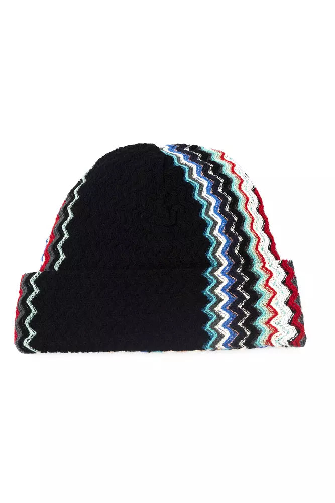 Missoni Mehrfarbige Wollmütze für Herren