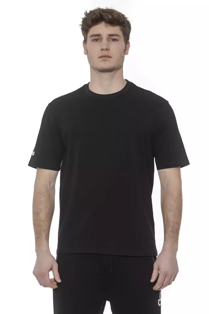 Tond Schwarzes Herren-T-Shirt aus Baumwolle