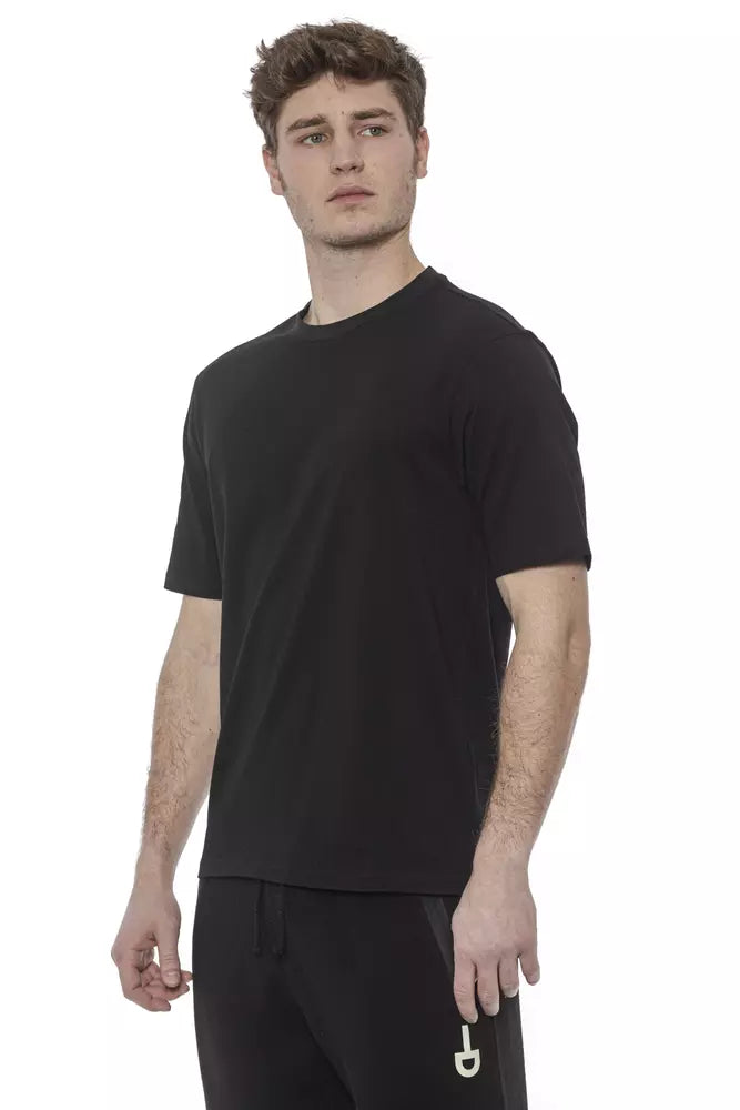 Tond Schwarzes Herren-T-Shirt aus Baumwolle