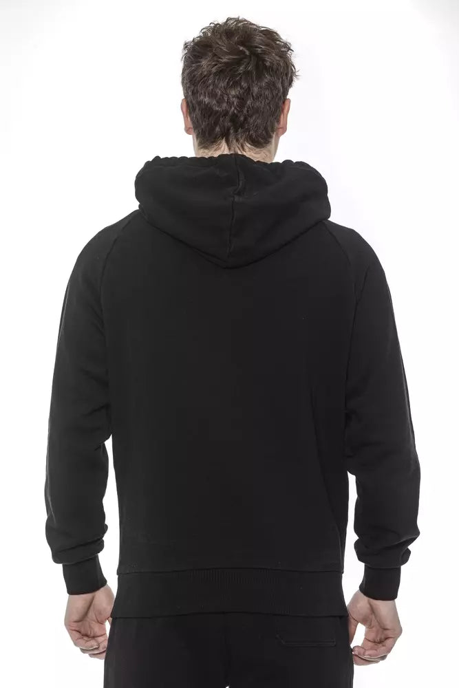 Tond Schwarzes Herren-Sweatshirt aus Baumwolle