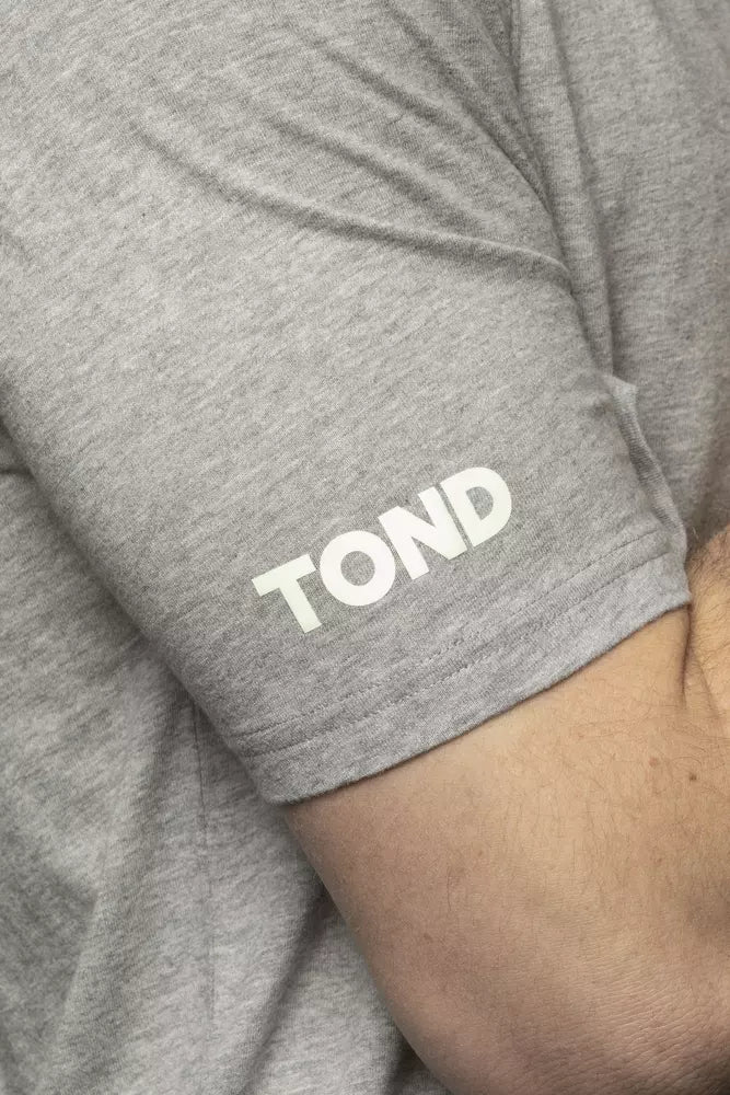 Tond Graues Herren-T-Shirt aus Baumwolle