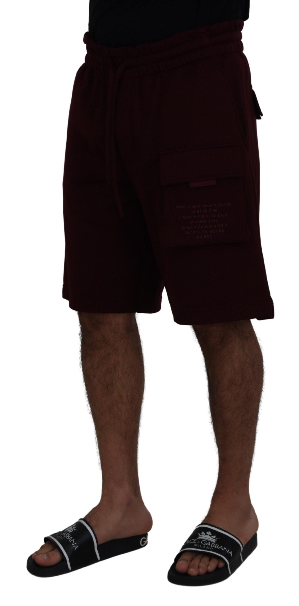Dolce &amp; Gabbana – Elegante, kastanienbraune Shorts