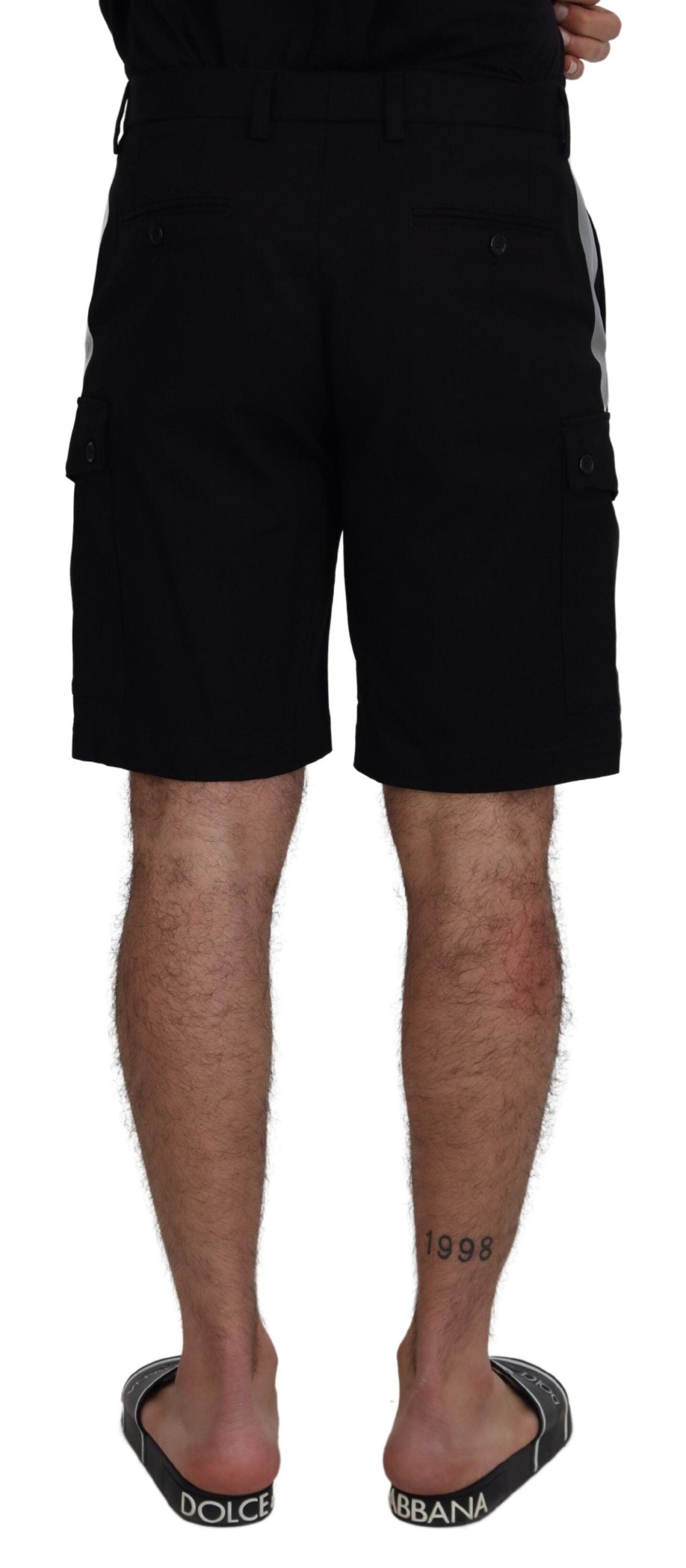 Dolce &amp; Gabbana Elegante MainLine Schwarze Shorts