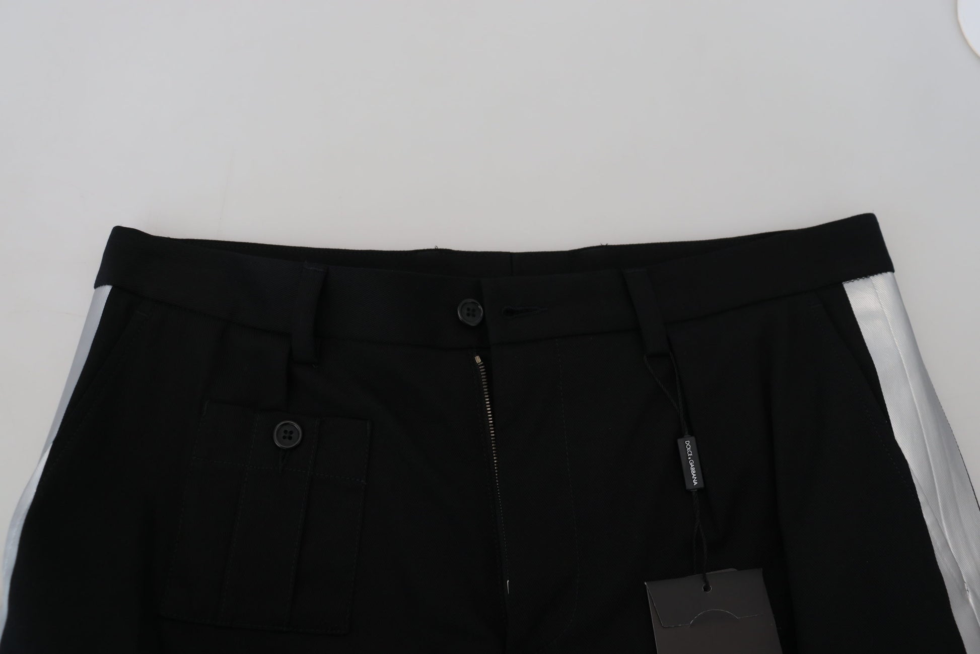 Dolce &amp; Gabbana Elegante MainLine Schwarze Shorts