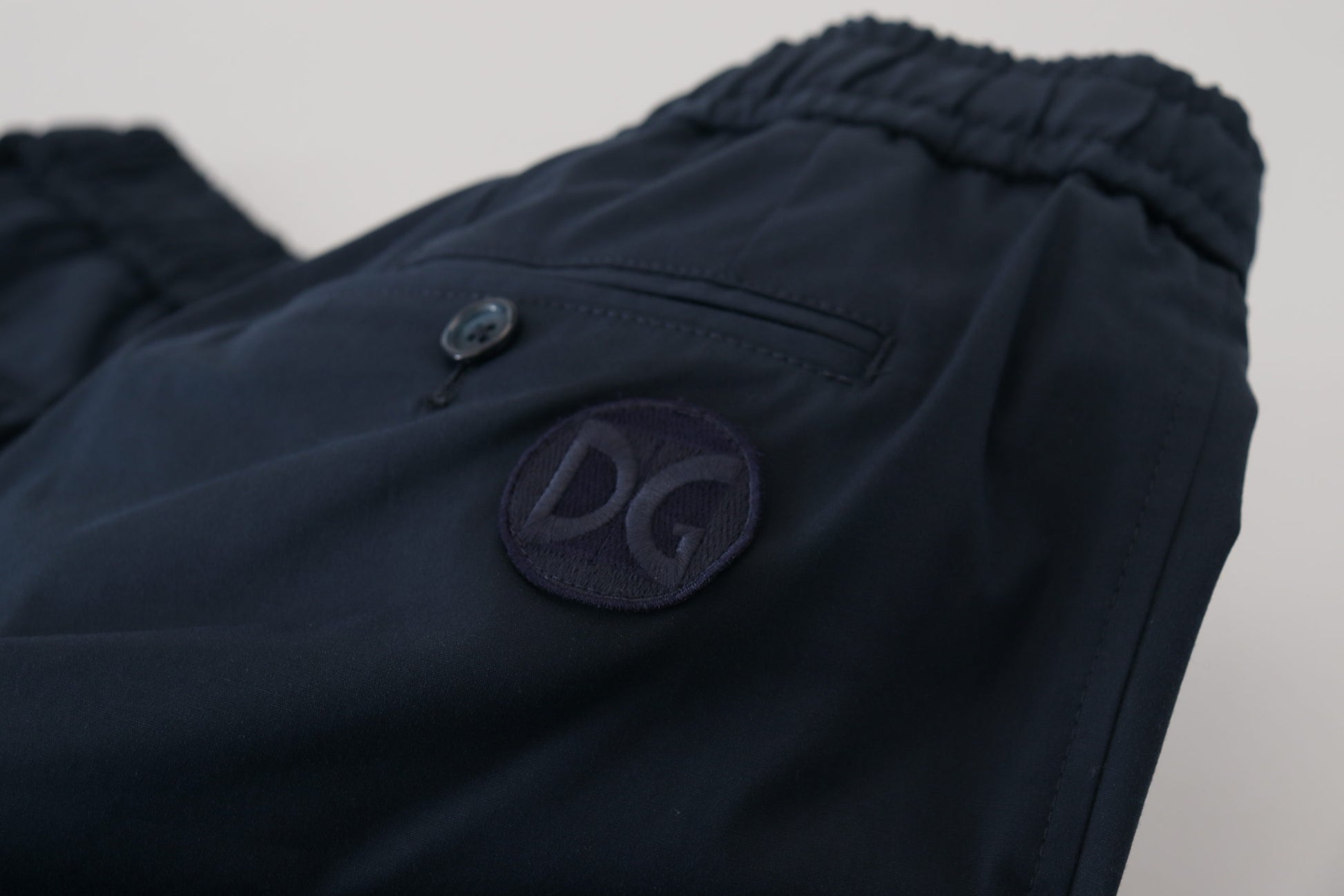 Dolce &amp; Gabbana Elegante Shorts aus blauer Baumwollmischung